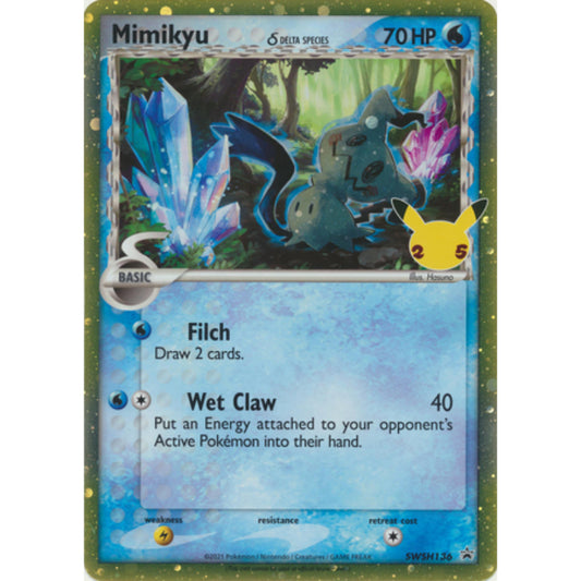 Mimikyu Delta Species - SWSH136 - Oversized Promo Pokemon Oversized Cards