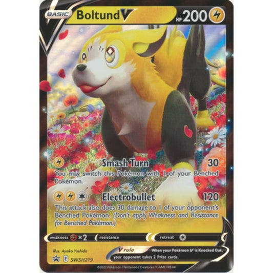 Boltund V - SWSH219 - Oversized Promo Pokemon Oversized Cards