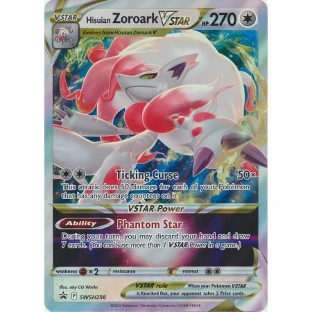 Hisuian Zoroark VSTAR – SWSH298 – Oversize Promo Pokemon Oversized Cards