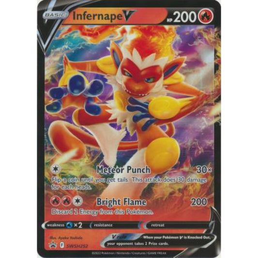 Infernape V - SWSH252 - Oversized Promo Pokemon Oversized Cards