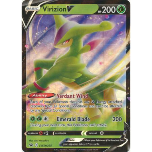 Virizion V - SWSH295 - Oversized Promo Pokemon Oversized Cards