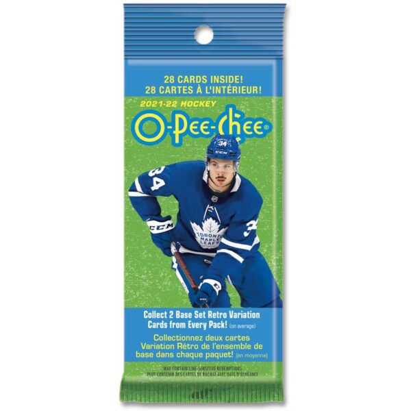 2021-22 Upper Deck NHL O-Pee-Chee Fat Pack