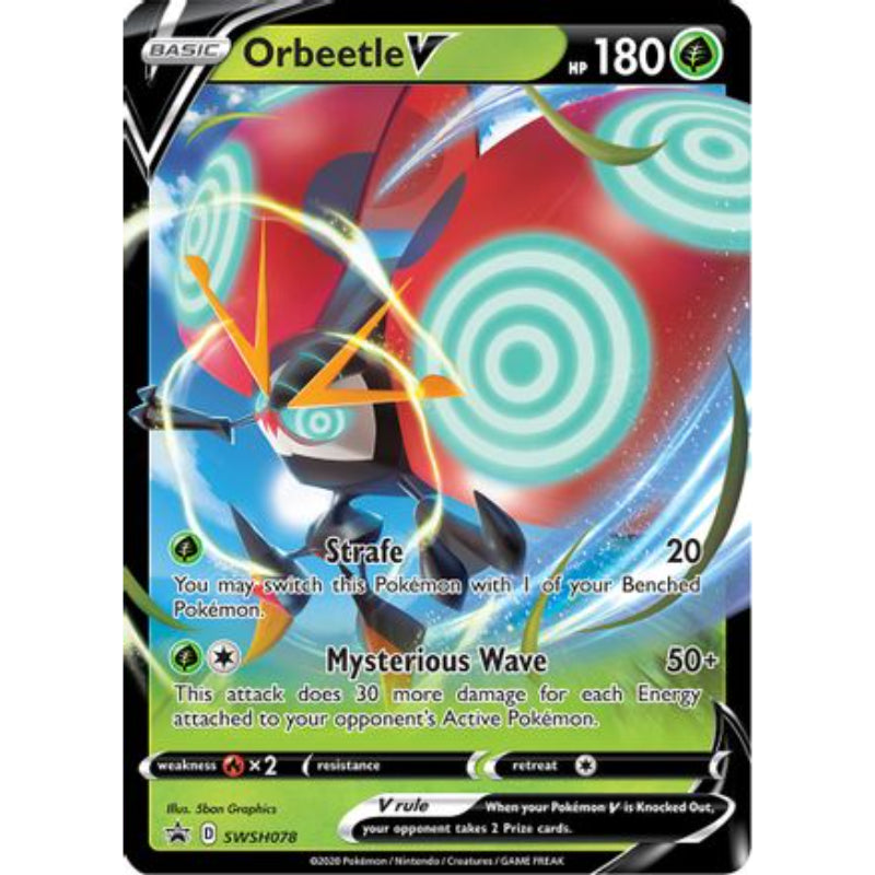 Orbeetle V – SWSH078 – Oversize Promo Pokemon Oversized Cards