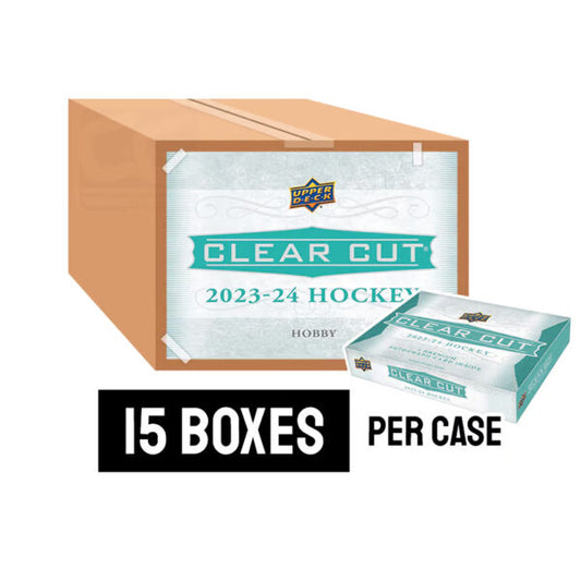2023-24 Upper Deck Clear Cut (Hobby) (Case – 15 boxar)