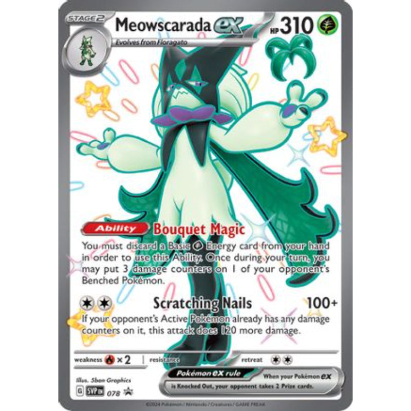 Meowscarada – SVP 078 – Oversize Promo Pokemon Oversized Cards