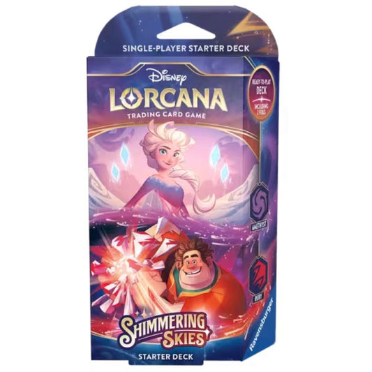 Lorcana – Shimmering Skies – Starter Deck (Amethyst/Ruby)