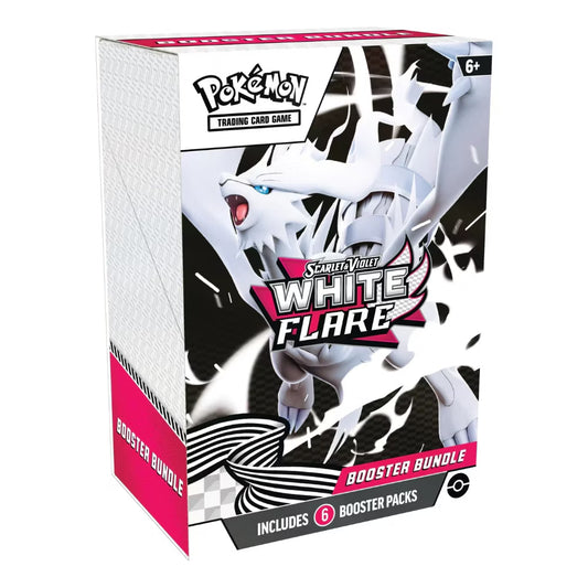 Pokémon, Scarlet & Violet 10.5: Black Bolt & White Flare: White Flare Booster Bundle (6 packs)