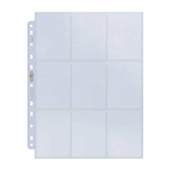 Plastficka 9-kort Ultra Pro Platinum, 1 st