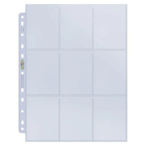 Plastficka 9-kort Ultra Pro Silver Series, 1 st