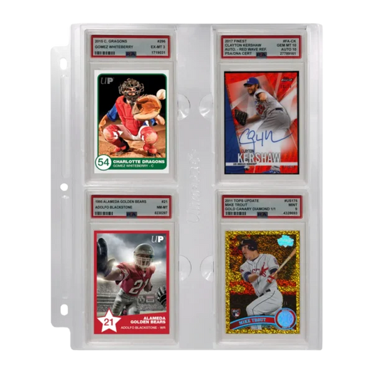 Plastficka 4-Pocket Page for Graded PSA Slabs, 1st