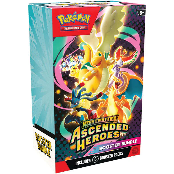 Pokémon, Mega Evolutions 2.5: Ascended Heroes, Booster Bundle (6 packs)