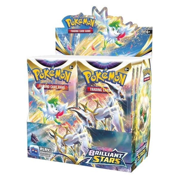 Pokémon, Sword & Shield 9: Brilliant Stars, Display / Booster Box + Acrylic case