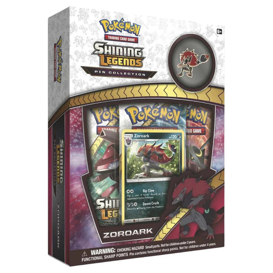 Pokémon Sun & Moon: Shining Legends Zoroark Pin Collection Box