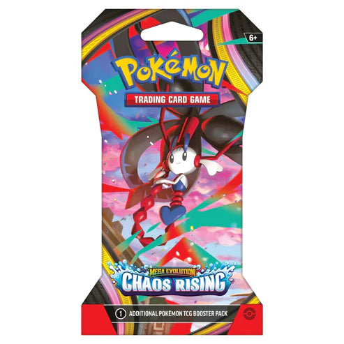 Pokémon, Mega Evolutions, ME04: Chaos Rising, 1 blister pack