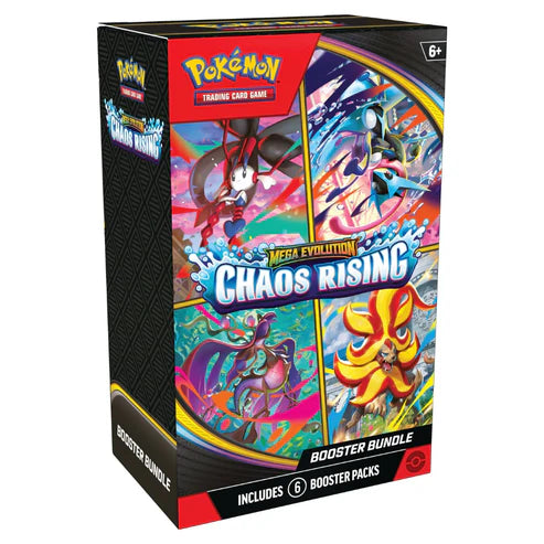 Pokémon, Mega Evolutions 4: Chaos Rising, Booster Bundle (6 packs)