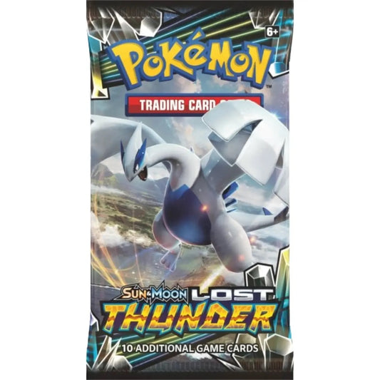 Pokémon, Sun & Moon: Lost Thunder, 1 Booster (Lugia Artwork)
