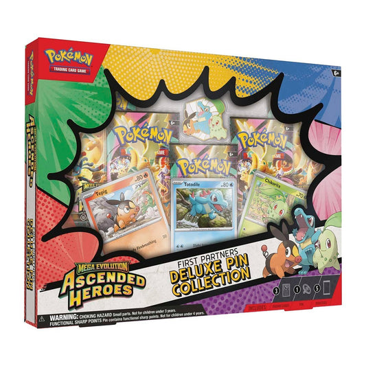 Pokémon, Mega Evolution-Ascended Heroes First Partners Deluxe Pin Collection