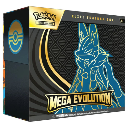Pokémon, Mega Evolution ME01, Elite Trainer Box - Mega Lucario (Preorder, release 10/10)