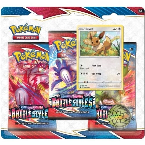 Pokémon, Scarlet & Violet: Battle Styles, 3-Pack Blister: Eevee