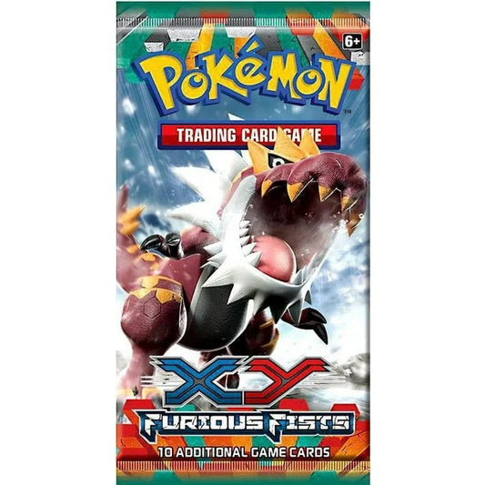 Pokémon, XY: Furious Fists, 1 Booster (Tyrantrum Artwork)