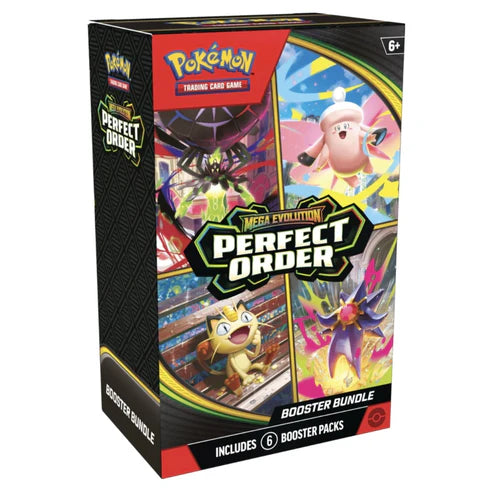 Pokémon, Mega Evolutions 3: Perfect Order, Booster Bundle (6 packs)