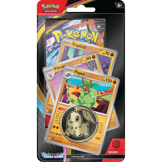 Pokémon, Mega Evolutions, ME04: Chaos Rising, Premium Checklane, Flygon