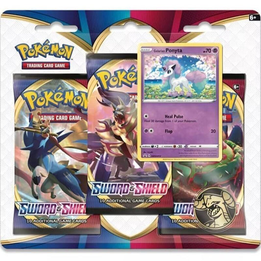 Pokémon, Scarlet & Violet, 3-Pack Blister: Galarian Ponyta