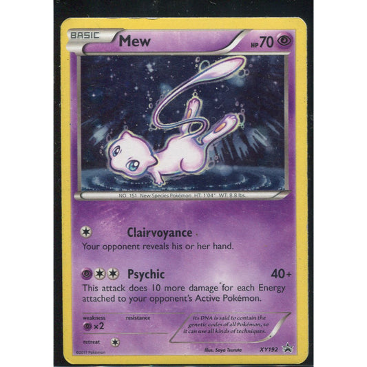 Mew (XYPR 192) XY Black Star Promos - Played