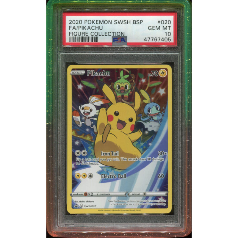 Pikachu (SWSH 020) SWSH Black Star Promos - PSA 10