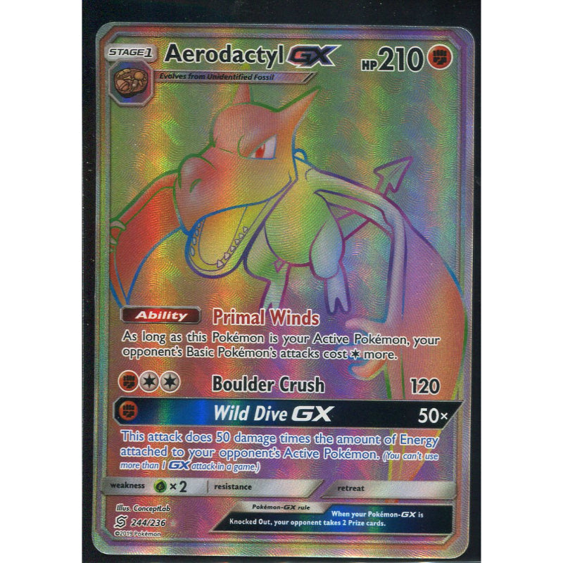 Aerodactyl GX (UNM 244) Unified Minds
