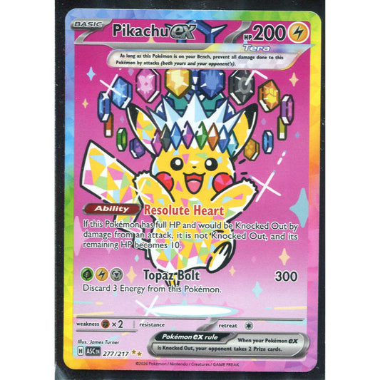 Pikachu ex (ASC 277) Ascended Heroes