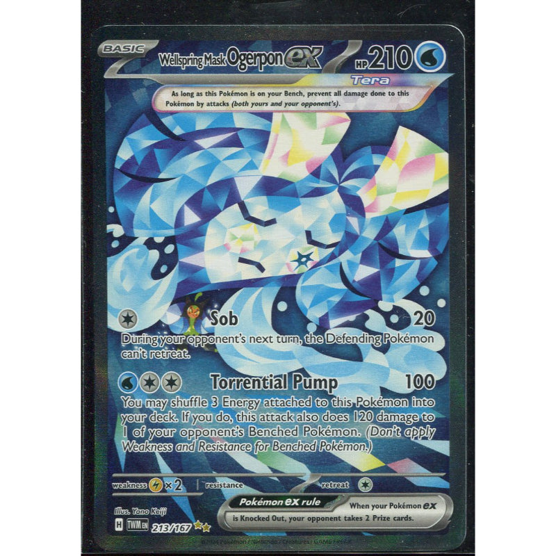 Wellspring Mask Ogerpon ex (TWM 213) Twilight Masquerade