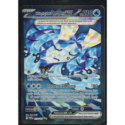 Wellspring Mask Ogerpon ex (TWM 213) Twilight Masquerade