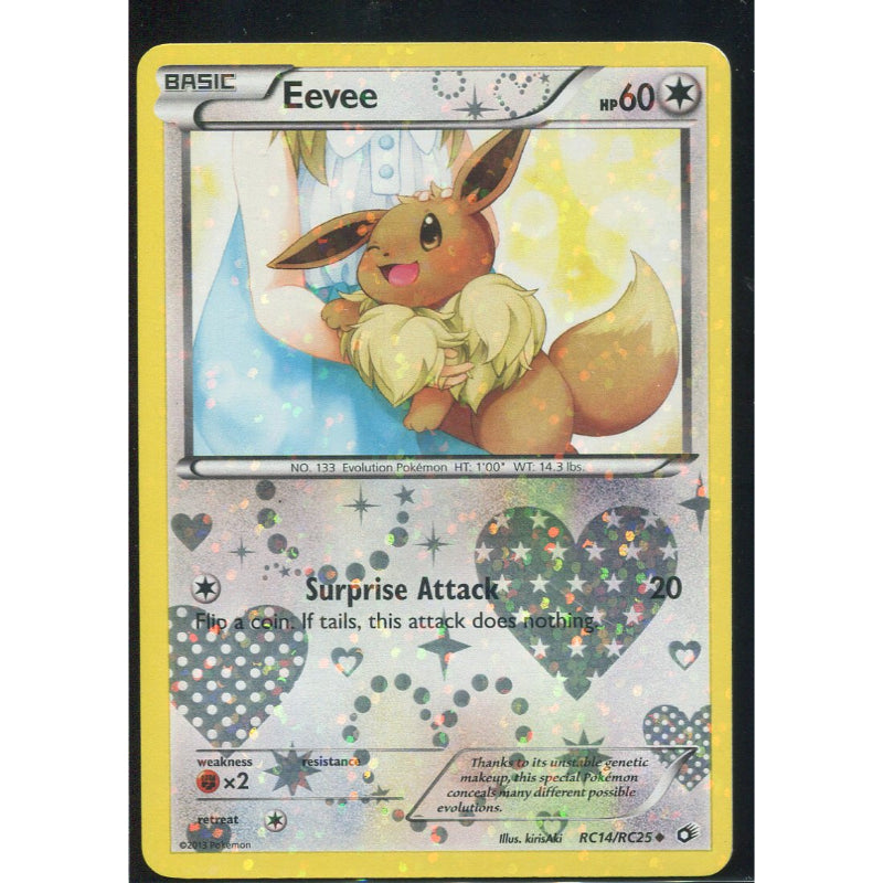 Eevee (LTR RC14) Legendary Treasures - Reverse - Excellent
