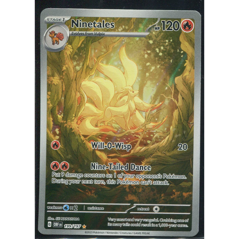 Ninetales (OBF 199) Obsidian Flames