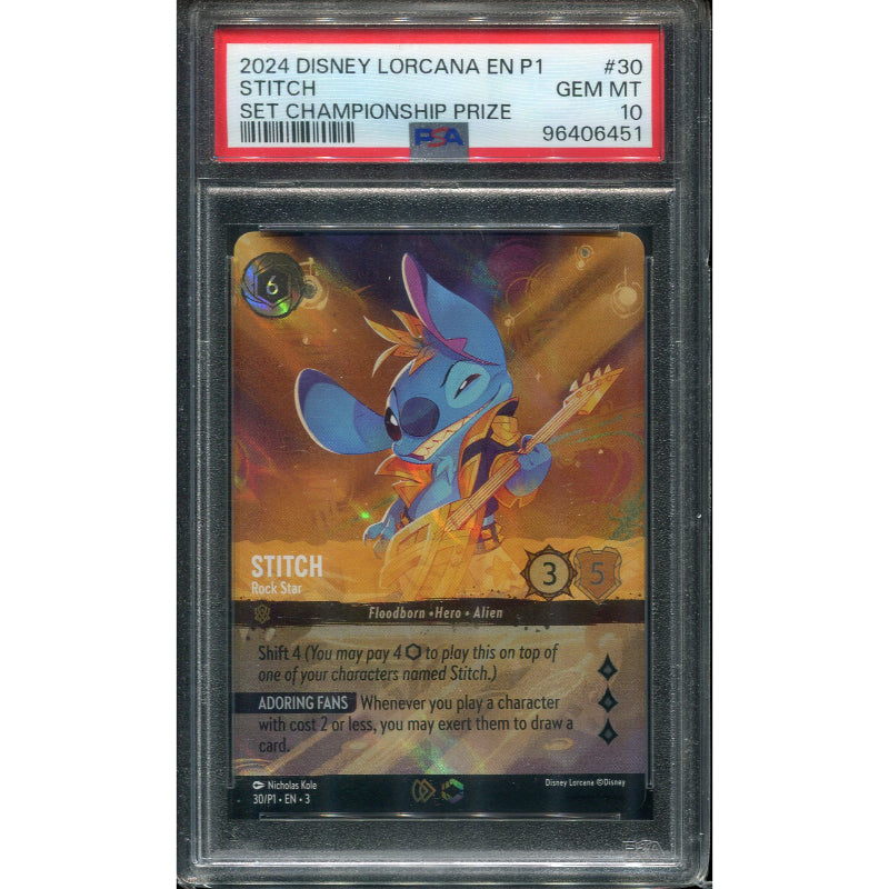 Stitch - Rock Star (V.2) Promos Year 1 - PSA 10