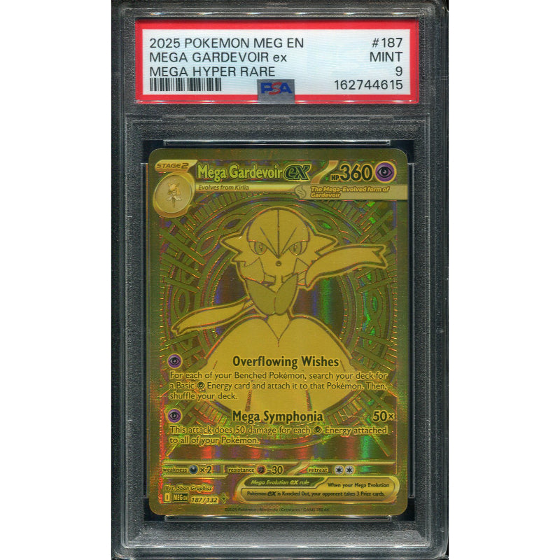 Mega Gardevoir ex (MEG 187) Mega Evolution - PSA 9