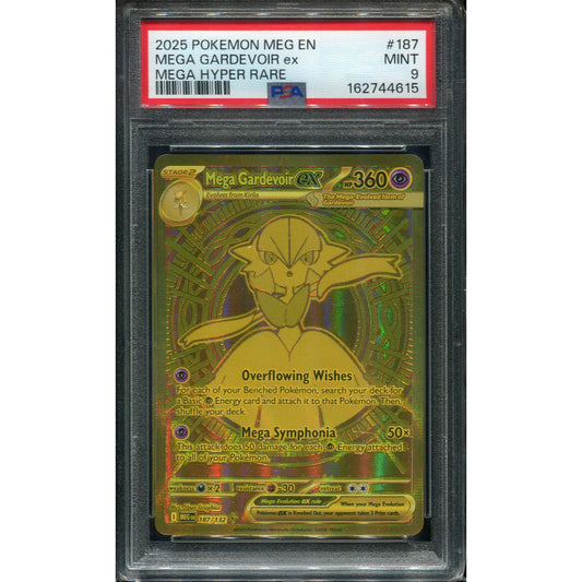 Mega Gardevoir ex (MEG 187) Mega Evolution - PSA 9