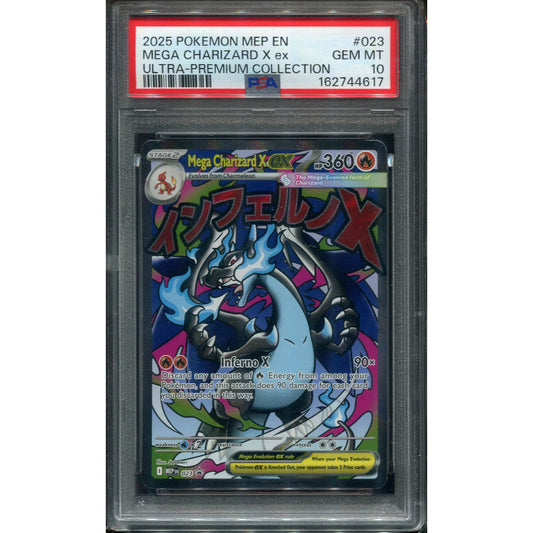 Mega Charizard X ex (MEP 023) MEP Black Star Promos - PSA 10