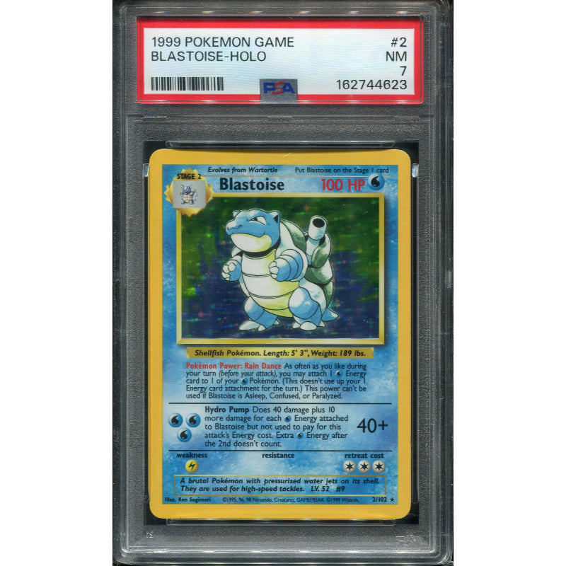Blastoise (BS 2) Base Set - PSA 7