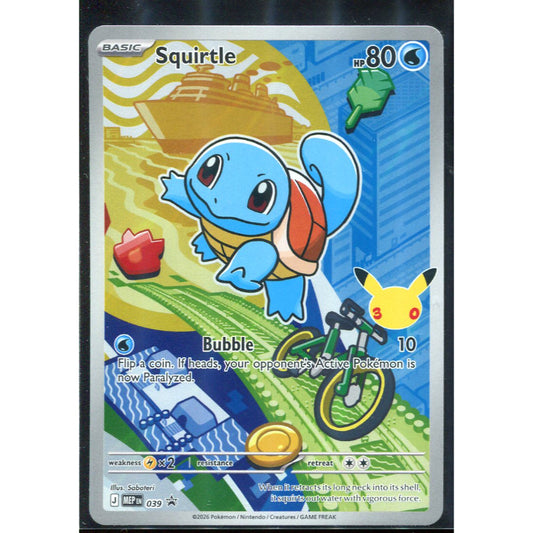 Squirtle (MEP 039) MEP Black Star Promos