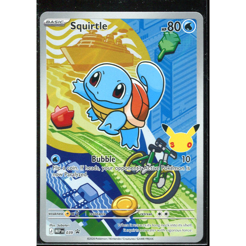 Squirtle (MEP 039) MEP Black Star Promos