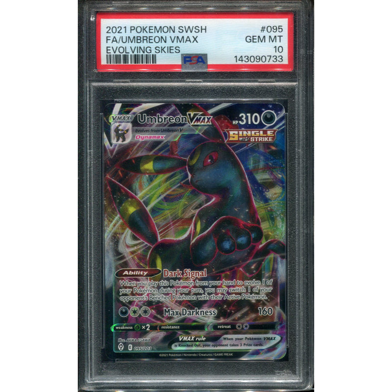 Umbreon VMAX (EVS 095) Evolving Skies - PSA 10