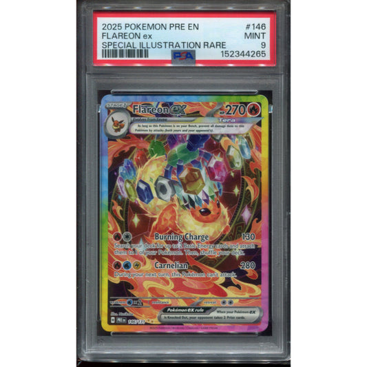Flareon ex (PRE 146) Prismatic Evolutions - PSA 9