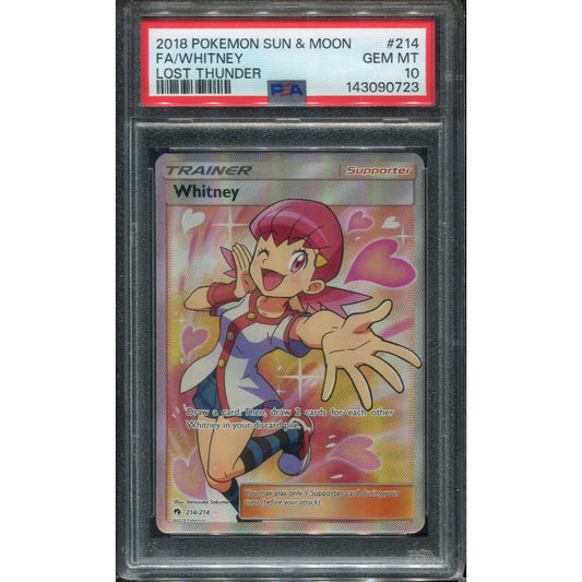 Whitney (LOT 214) Lost Thunder - PSA 10