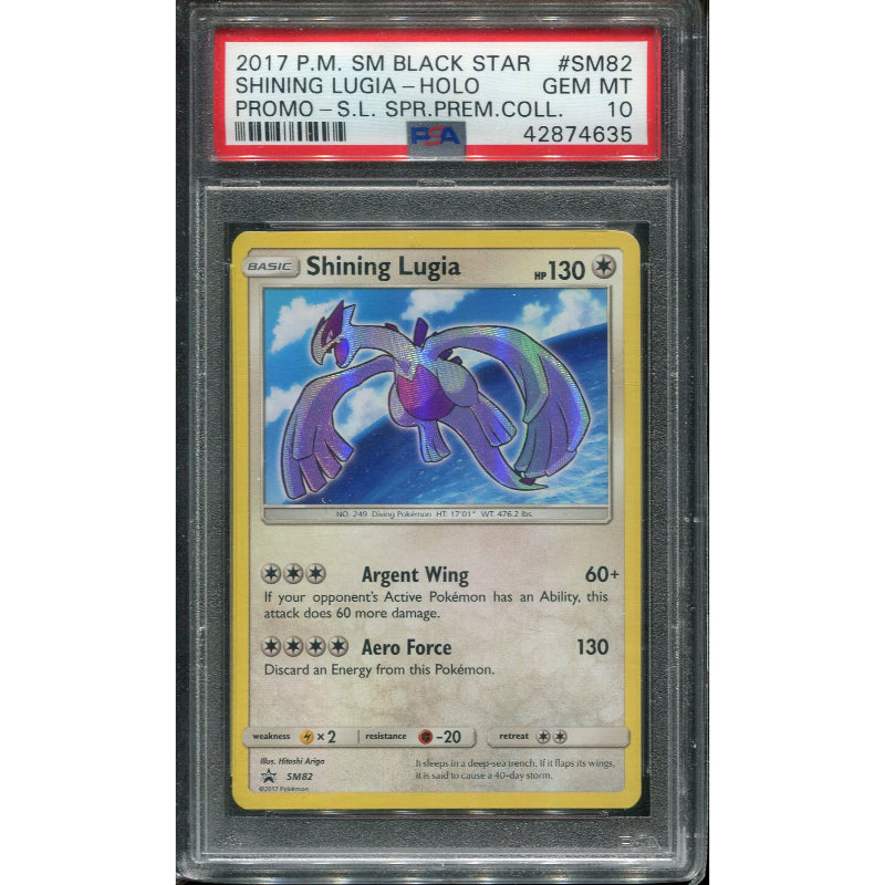 Shining Lugia (SM 82) SM Black Star Promos - PSA 10