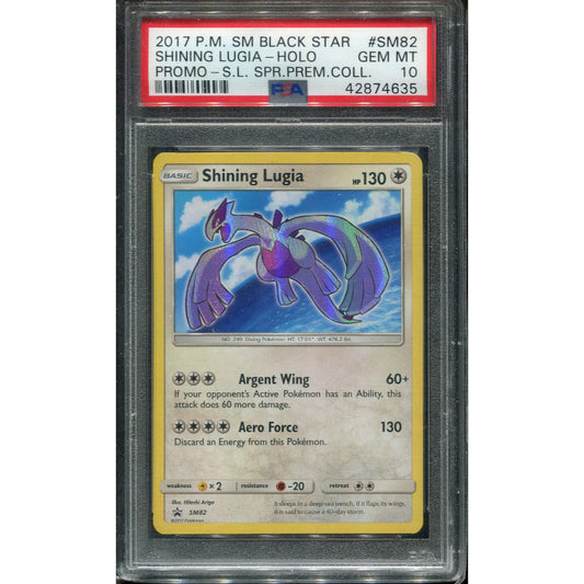 Shining Lugia (SM 82) SM Black Star Promos - PSA 10
