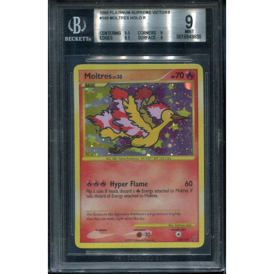 Moltres Lv.33 (SV 149) Supreme Victors - BGS 9 (POP 18)