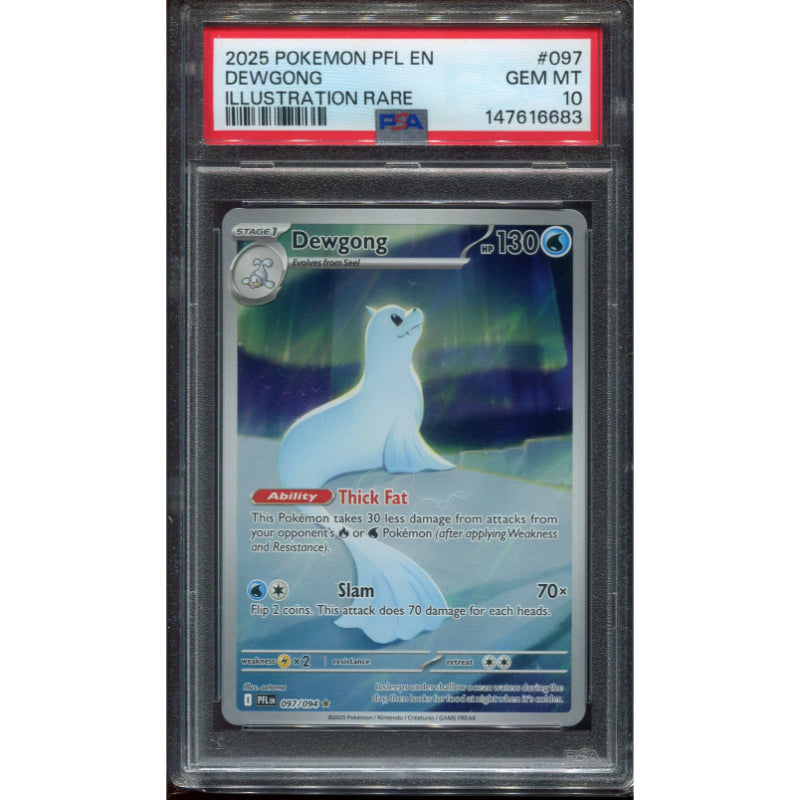 Dewgong (PFL 097) Phantasmal Flames - PSA 10