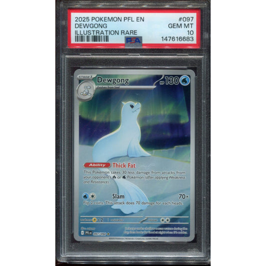 Dewgong (PFL 097) Phantasmal Flames - PSA 10